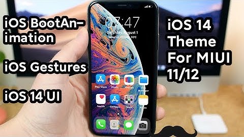 MIUI 11/12 : iOS 14.5 Stable Theme / iOS Bootanimation / Status Bar / iOS 14 Gestures / Best Theme
