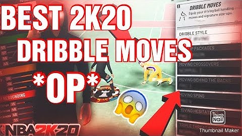 **THE BEST DRIBBLE MOVES ON 2K20**(BREAK DEFENDERS DOWN)