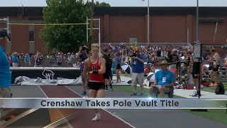 Bangor athlete vaults his way to the top of the podium at state