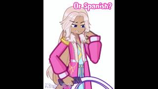English or Spanish meme trend thing | ft General Emmy🩷 | The Great Rescue🐶 | Gacha PGABBW shtpost