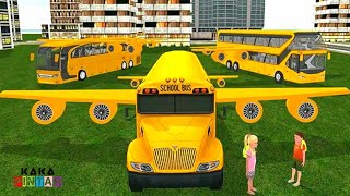 bus terbang 🚦 Flying Bus Simulator 3D: Extreme Tracks screenshot 3
