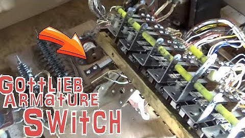 Gottlieb Hid a Hard To Adjust Switch Under Their Relay Banks - 1966 MAYFAIR Pinball Repair 2