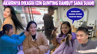 SETELAH SEKIAN KAMA BUJUK SUAMI AKHIRNYA SAYA DIIZINKAN POTONG RAMBUT PENDEK SEBELUM MUDIK