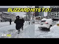 Blizzard & Massive Snowfall Aftermath Toronto Walk (Jan 17, 2022)