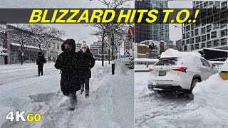 Blizzard & Massive Snowfall Aftermath Toronto Walk (Jan 17, 2022)