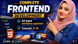HTML Input Attributes Explained in Urdu/Hindi | Complete Frontend Development Course | Tutorial #10