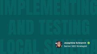 Implementing and Testing Local Schema