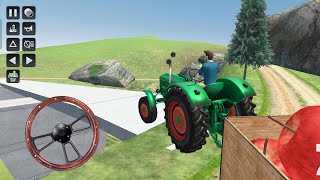 🍎👇Real Tractor Trolley Simulator INC - Game Play Android screenshot 4