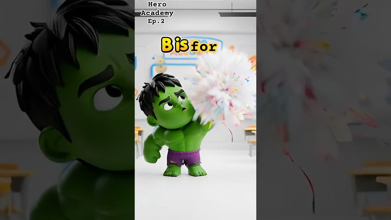 Hulk’s Lesson GOES BOOM! 💥 (B is for...?) 😂 | Hero Academy