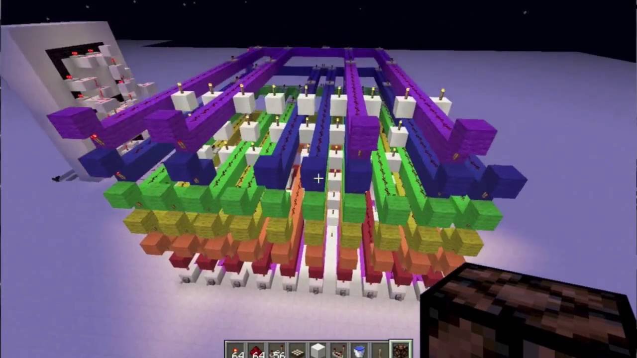 Redstone Number Display | Minecraft Redstone - YouTube