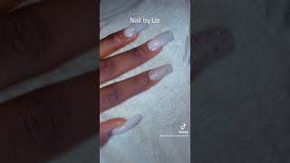 Baby boomer: acrylic nails/birthday nails
