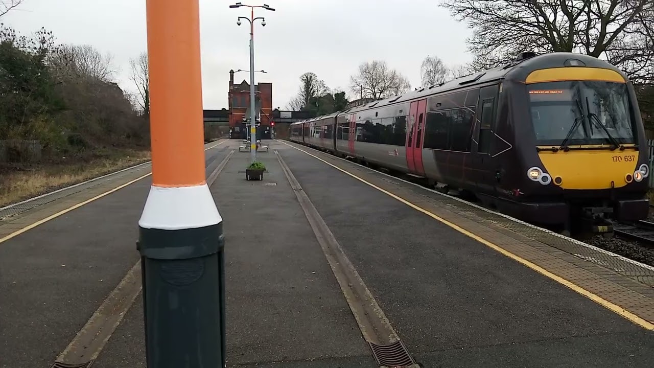 Trains at water Orton 16.01.26