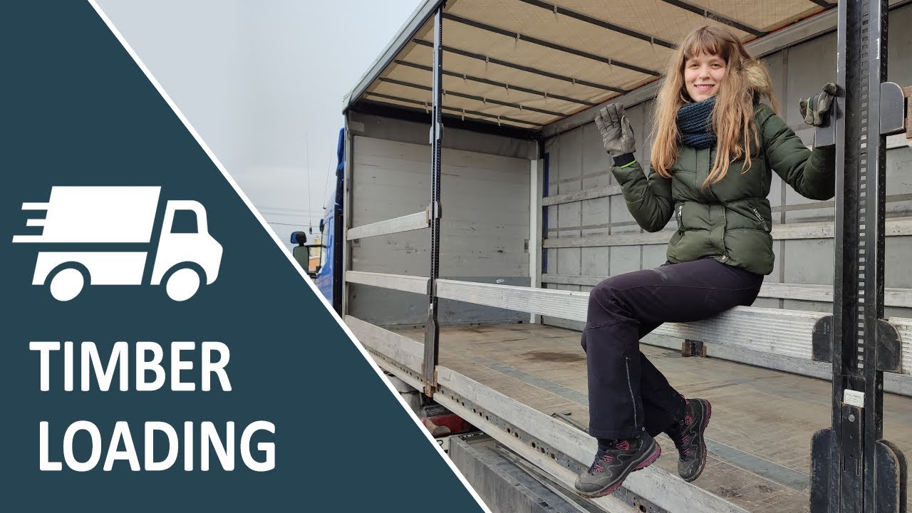 How a Female Truck Driver Handles Timber Like a Pro