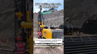 DTH Drilling Rig with Air Compressor #drill rod
