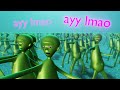 The aliens when we pull up to area 51