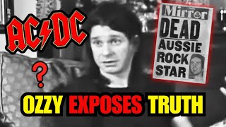 Emotional Ozzy Exposes What Really Happened to s Bon Scott