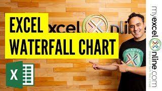 excel graphs and charts tutorial -  waterfall chart