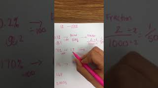 Percents Greater Than 100 and Less Than 1