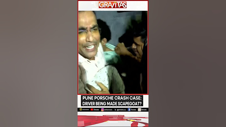 Gravitas | Pune Porsche crash case: Driver being made scapegoat? | WION Shorts