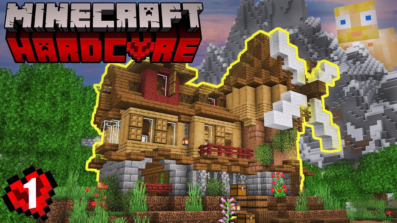 The BEST START EVER In Minecraft HARDCORE Let’s Play - EPISODE 1
