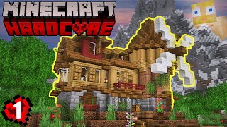 The BEST START EVER In Minecraft HARDCORE Let’s Play - EPISODE 1