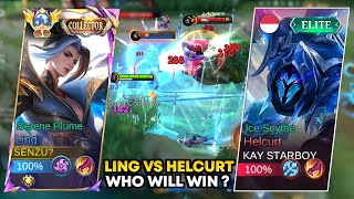 LING VS HELCURT | WHO WILL WIN?! BATTLE OF TWO ASSASSIN BUFFED • Top Global Ling Mobile Legends