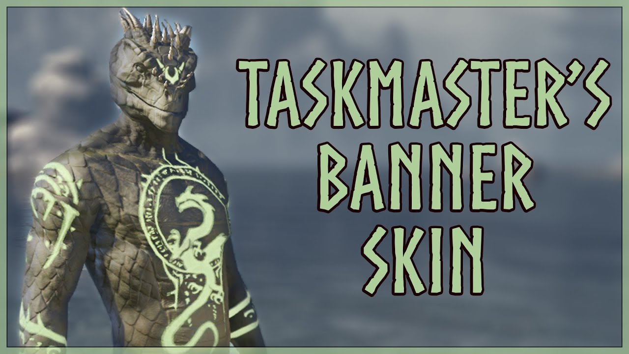 ESO Taskmaster's Banner Skin Guide YouTube