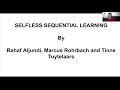 Paper Review: Selfless Sequential Learning (ICLR 2019)