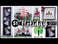*NEW* DOLLAR TREE CHRISTMAS DIY 2021 | EASY Holiday DIYs | BUFFALO CHECK | Home Decor & Calendar DIY