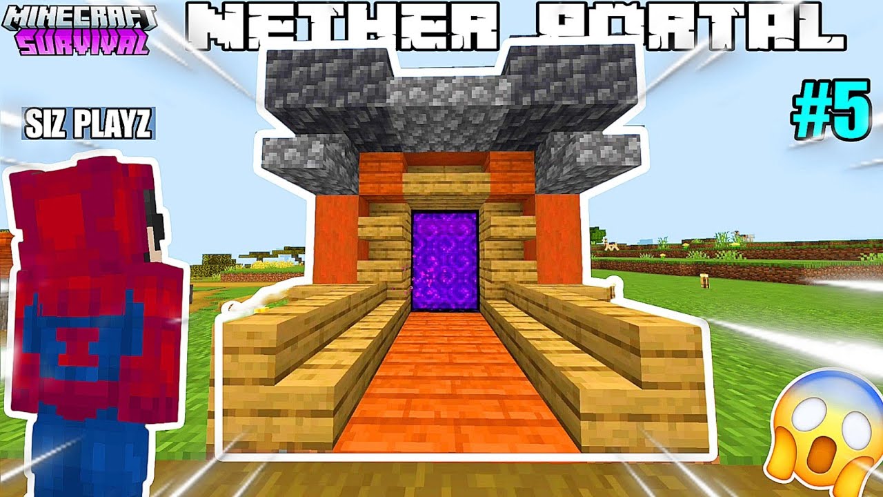 Finally I Made🤩 Neither portal in | Minecraft survival series EP-5 ...