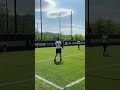 Aaron Rodgers heads to the field for the Steelers first OTA