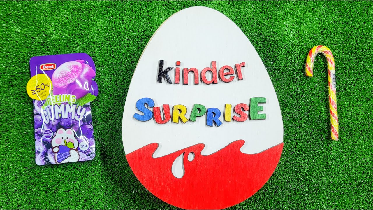 🍭secret kinder surprise box, unpacking sweets YouTube