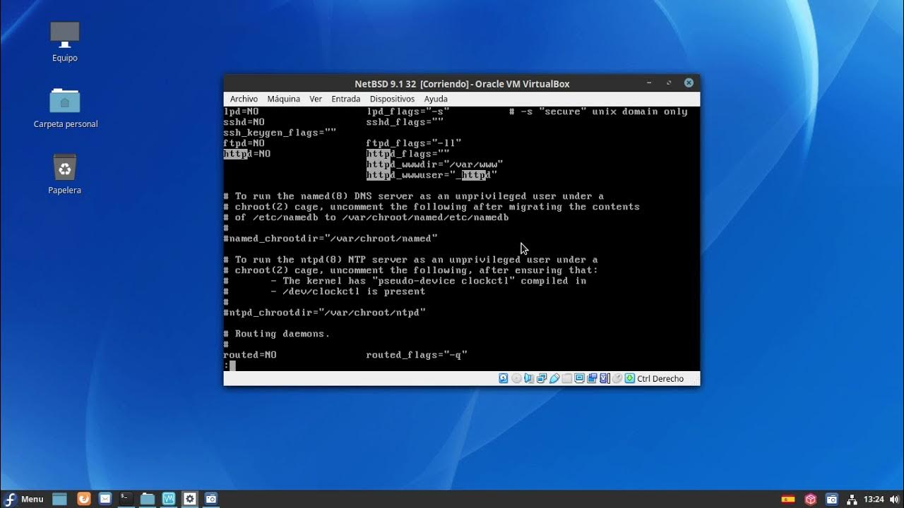 Configurar las interfaces de red ethernet en NetBSD 9.1 - YouTube