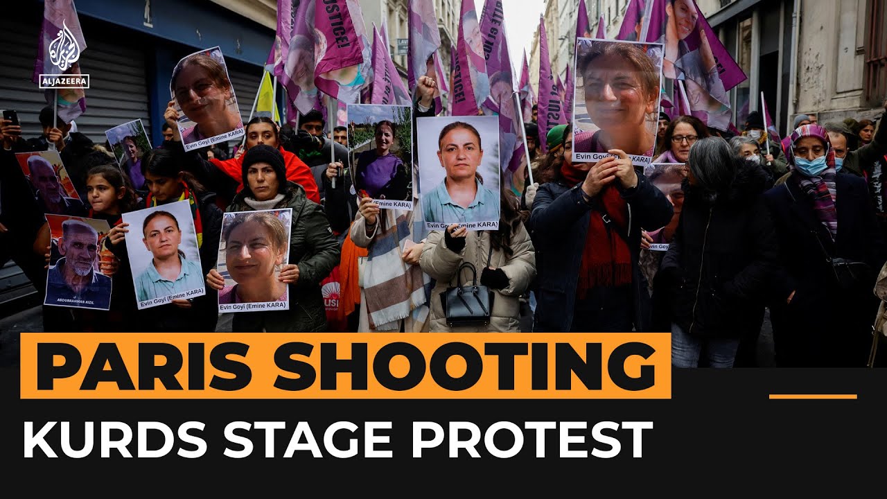 Protesters in Paris march for Kurdish shooting victims | Al Jazeera Newsfeed