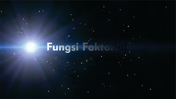 Fungsi Faktorial