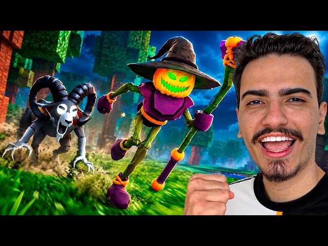 AJUDEI o SR ABOBORA do HALLOWEEN na NOVA ATUALIZAÇÃO do 99 NOITES NA FLORESTA 🎃🦇