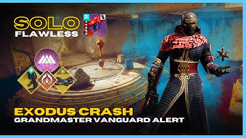 Solo Flawless GM Vanguard Alert "Exodus Crash" with Revision Zero - Prismatic Warlock - Destiny 2