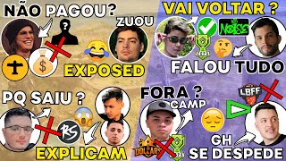 THURZIN na NFA ? PQ ZARAKI SAIU ? GHOST Ñ VAI JOGAR ! TROPA NÃO PAGOU ? WILL DESPEDIDA GH !