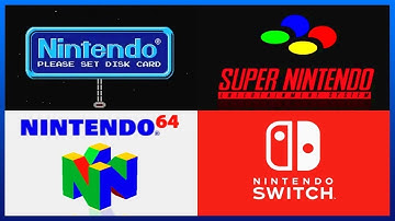 Nintendo Startup Screens (Aberturas) - Evolução (1983-2017)