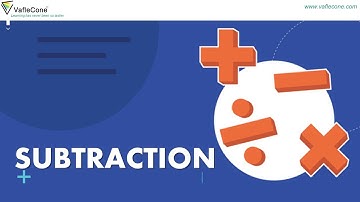 Operation with large numbers l Subtraction l subtraction of 4 & 5 digit numbers #Vaflecone