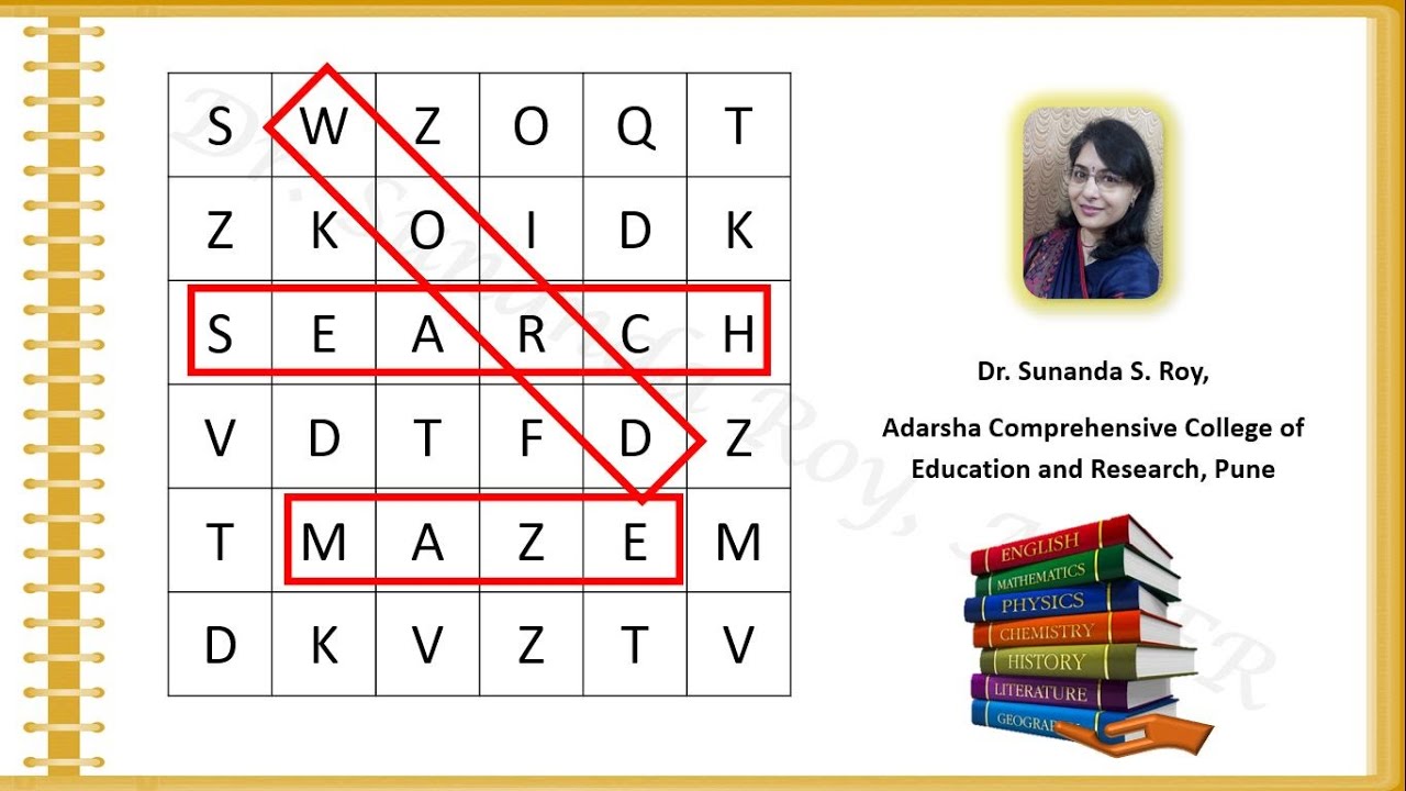 Interactive Exercises using PPT: Word Maze or Word Search and others (English)