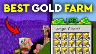 2X FASTER GOLD XP Farm in Minecraft Bedrock!