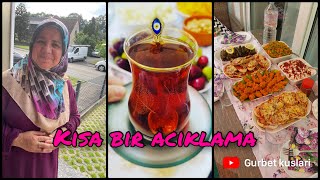 Kisa Bir Aciklama Özge Ablasina Gitti Enfes Yemekler Yaptilar Günlük Vlog Gün Sofrasi