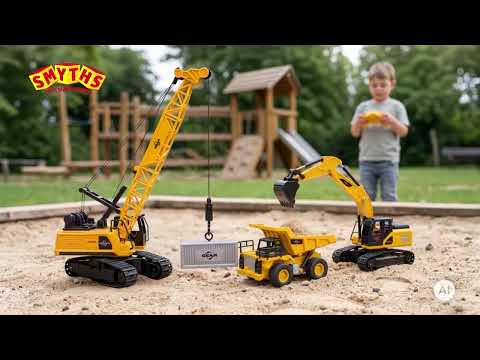 Discover radio-controlled construction vehicles at Smyths Toys