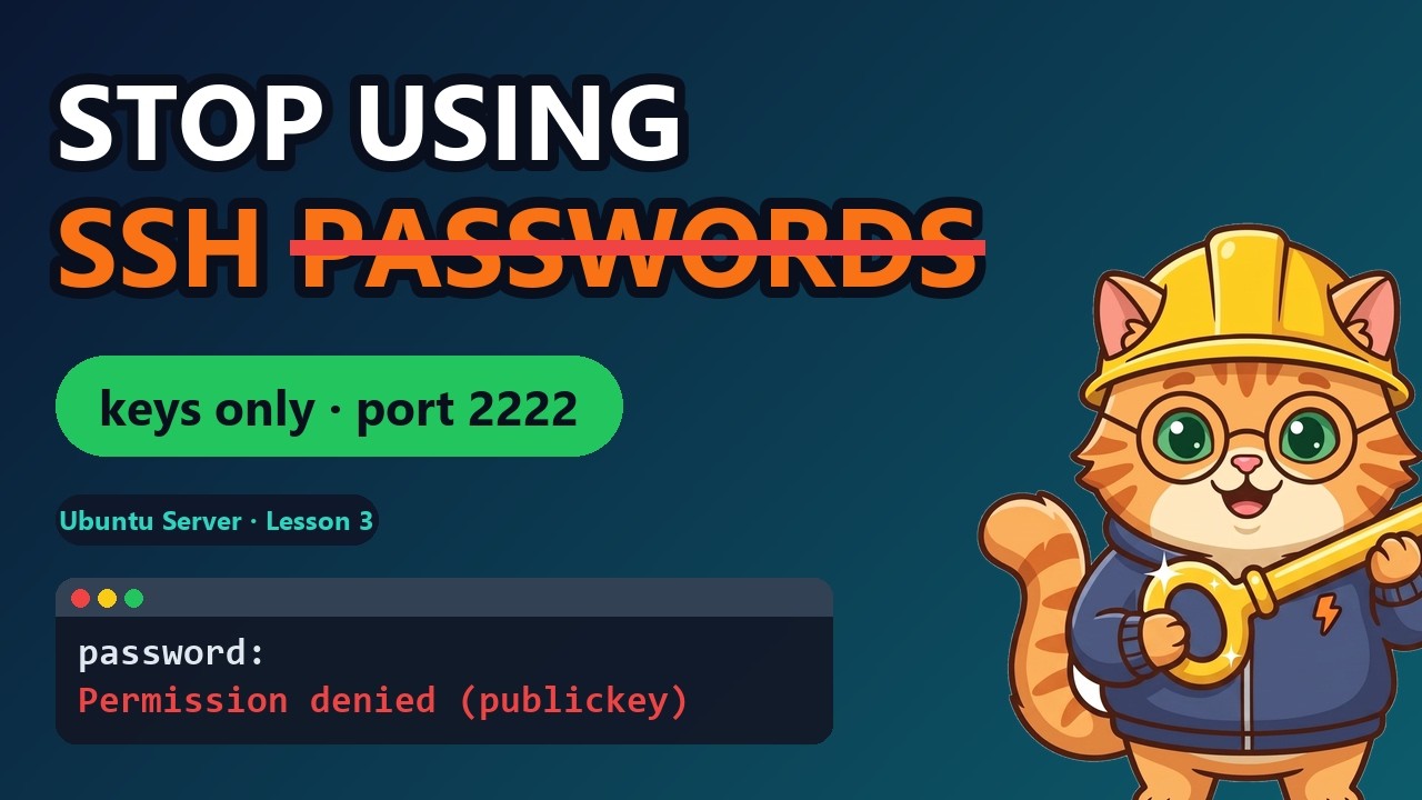 How to Secure SSH on Ubuntu Server: SSH Keys, Disable Password Login ...