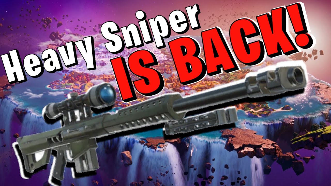 The HEAVY SNIPER is INSANE in FORTNITE!