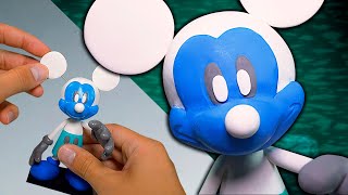 "The Origin" of Negative Mickey ➤ Polymer clay Tutorial