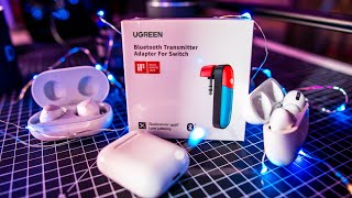 MUST have accessory for the Nintendo Switch // UGreen Bluetooth transmitter adapter