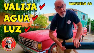 Ranchero #05  COMO HACER UN TANQUE DE AGUA (rápido y barato!)   Puse panel solar y nueva valija!