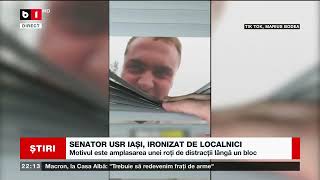 SENATOR USR IAȘI, IRONIZAT DE LOCALNICI. Știri B1 _ 2 decembrie 2022